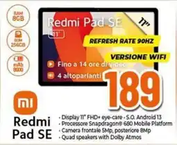 Expert mi Redmi Pad SE offerta