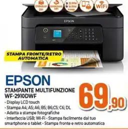 Expert EPSON Stampante multifunzione WF-2910DWF offerta