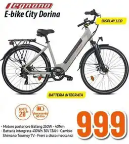 Expert Legnano E-bike City Dorina offerta