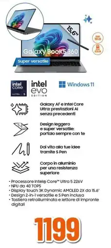 Expert Galaxy Book5 360 offerta