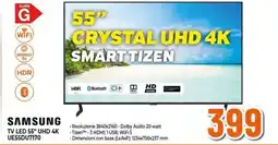 Expert SAMSUNG TV LED 55" UHD 4K UE55DU7170 offerta