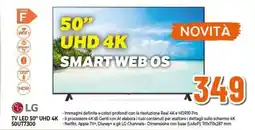 Expert LG TV LED 50" UHD 4K 50UT7300 offerta
