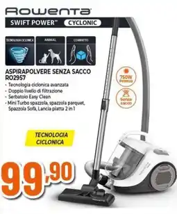 Expert Rowenta aspirapolvere senza sacco RO2957 offerta