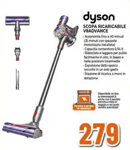 Expert Dyson scopa ricaricabile V8ADVANCE offerta