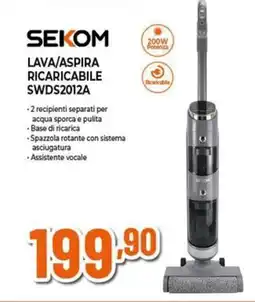 Expert Sekom lava/aspira ricaricabile SWDS2012A offerta