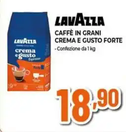 Expert Lavazza caffè in grani crema e gusto forte offerta