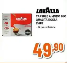 Expert Lavazza capsule a modo mio qualita rossa offerta