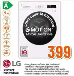 Expert LG Lavatrice F4NX1009NWB offerta