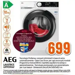 Expert AEG Lavatrice LR7FD104V offerta