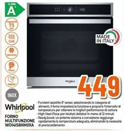 Expert Whirlpool Forno Multifunzione WO14IS8HM0XA offerta
