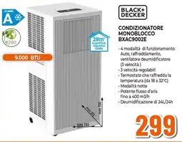 Expert BLACK+ DECKER Condizionatore monoblocco BXAC9002E offerta