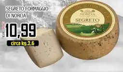 Big Food Segreto formaggio di norcia offerta