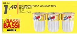 Italmark Thé limone/pesca classico/zero ESTATHE x 3 offerta