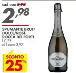 Italmark Spumante brut/ dolce/rosé ROCCA DEI FORTI offerta