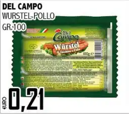 Big Food Del campo wurstel pollo offerta