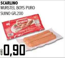 Big Food Scarlino wurstel boys puro suino offerta