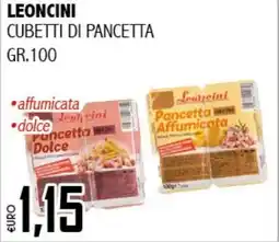 Big Food Leoncini cubetti di pancetta offerta