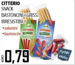 Big Food Citterio snack bastoncini+griss. irresistibili offerta