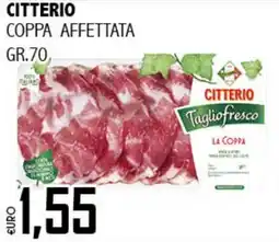 Big Food Citterio coppa affettata offerta