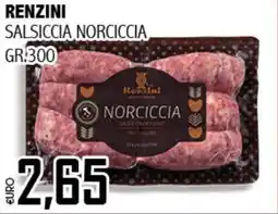 Big Food Renzini salsiccia norciccia offerta