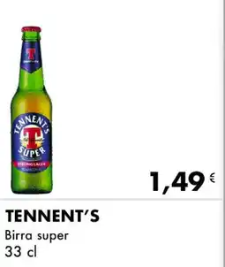 Iper Tosano TENNENT'S Birra super offerta