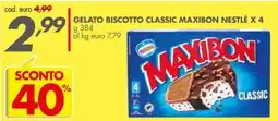 Italmark Gelato biscotto classic MAXIBON NESTLÉ offerta
