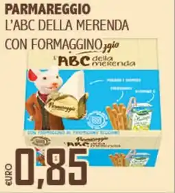 Big Food Parmareggio l'abc della merenda con formaggino offerta