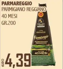 Big Food Parmareggio parmigiano reggiano 40 mesi offerta