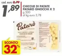 Italmark Chicche di patate pataró gnocchi offerta