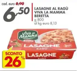 Italmark Lasagne al ragù viva la mamma BERETTA offerta