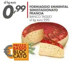 Italmark Formaggio emmental semistagionato francia banco taglio offerta