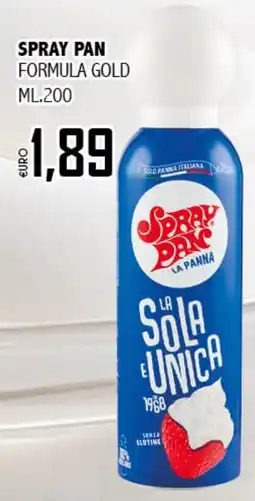 Big Food Spray pan formula gold offerta