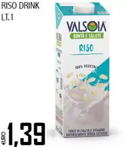 Big Food Riso drink VALSOIA offerta