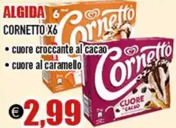 Big Food ALGIDA 6 cornetto x6 offerta
