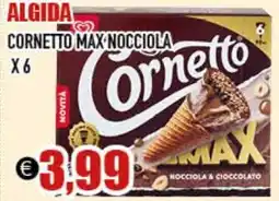 Big Food ALGIDA Cornetto max nocciola offerta