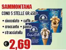 SAMMONTANA Cono 5 stelle