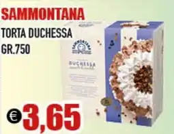 Big Food SAMMONTANA Torta duchessa offerta
