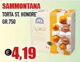Big Food SAMMONTANA Torta st. honore offerta