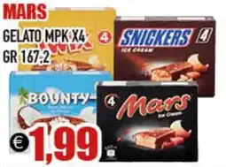 Big Food MARS/SNICKERS/BOUNTY Gelato MPK x4 offerta