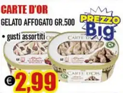 Big Food CARTE D'OR gelato affogato offerta