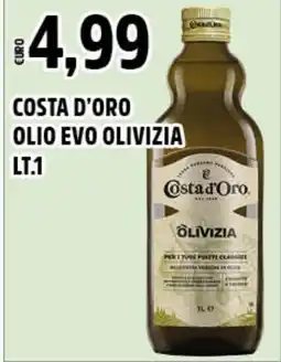 Big Food COSTA D'ORO Olio evo olivizia offerta