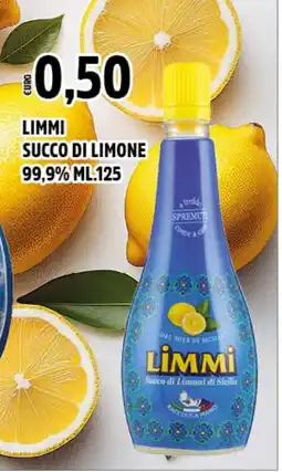Big Food LIMMI Succo di limone 99,9% offerta