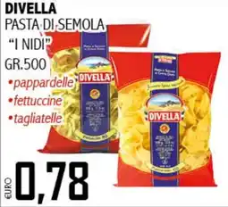 Big Food DIVELLA pasta di semola "i nidi" offerta