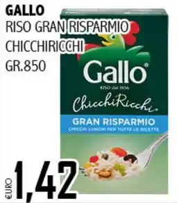 Big Food GALLO Riso gran risparmio chicchiricchi offerta