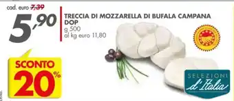 Italmark Treccia di mozzarella di bufala campana dop offerta