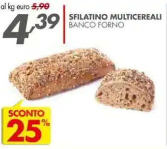 Italmark Sfilatino multicereali banco forno offerta
