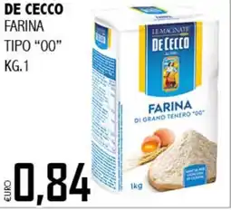 Big Food De cecco farina tipo "00" offerta