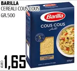 Big Food Barilla cereali cous cous offerta