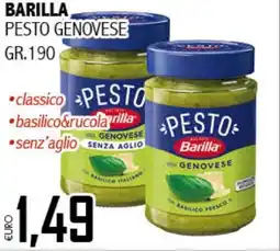 Big Food Barilla pesto genovese offerta