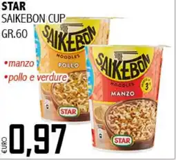 Big Food Star saikebon cup offerta